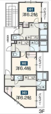 MELDIA原当麻の物件間取画像